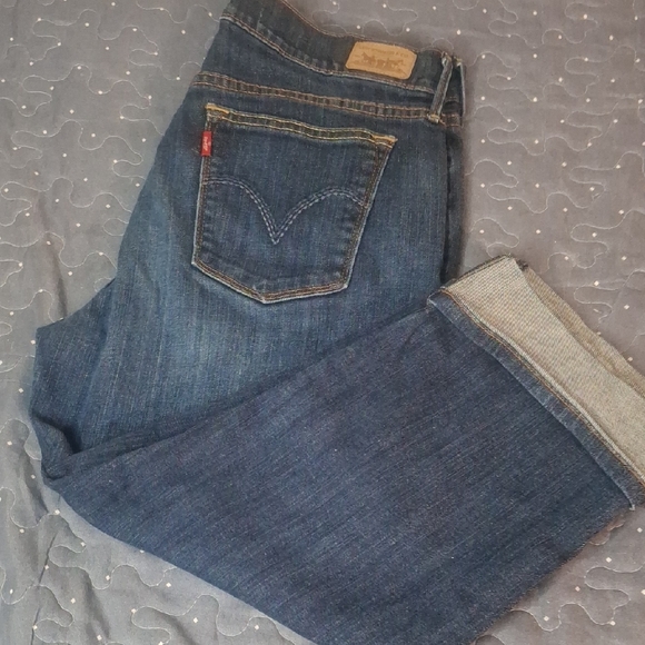 Levi's Denim - Levi's Dark Blue Ankle Jeans